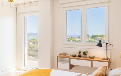 Modern 4-Bedroom Townhouse with Panoramic Sea &
Benidorm Views in La Nucía