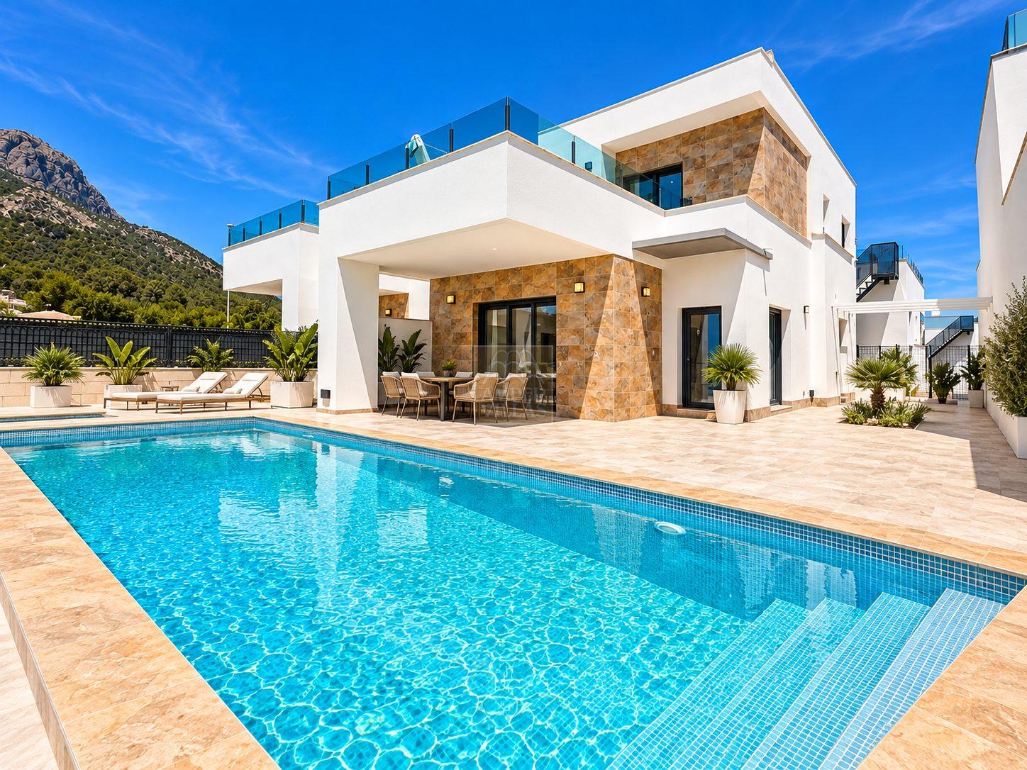 Modern 3-Bedroom Villa with Private Pool in Polop