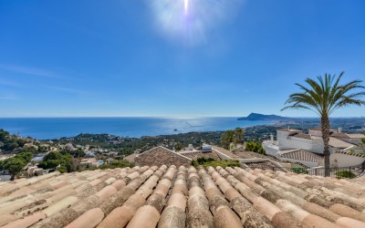 Villa for rent with spectacular sea views in Altea