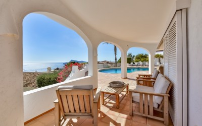 Villa for rent with spectacular sea views in Altea